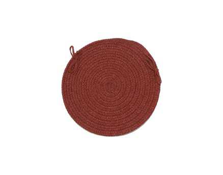 Colonial Mills Bristol Rosewood Chair Pad Set of 4