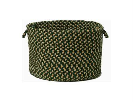 Colonial Mills Brook Farm Winter Green Utility Basket