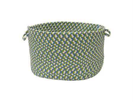 Colonial Mills Carousel Lime Spin Storage Basket