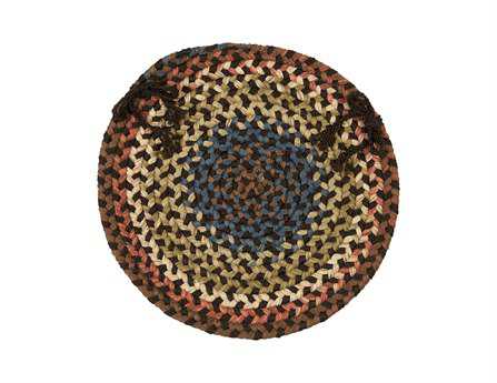 Colonial Mills Cedar Cove Dark Brown Chair Pad Set of 4