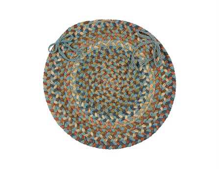 Colonial Mills Cedar Cove Light Blue Chair Pad Set of 4