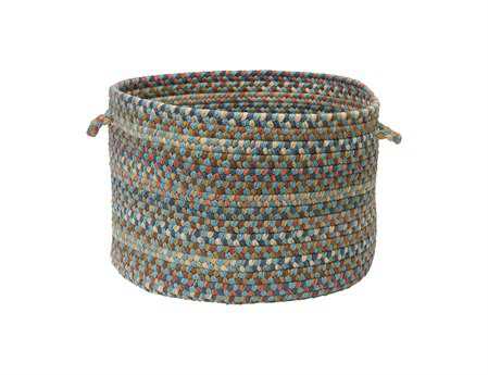 Colonial Mills Cedar Cove Light Blue Storage Basket