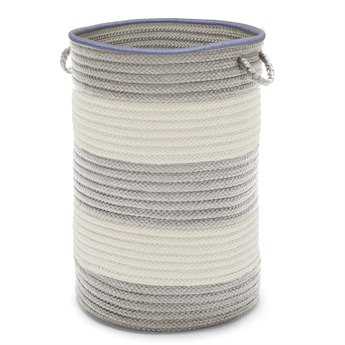 Colonial Mills Color Block Shadow & Amethyst 16"x16"x24" Round Hamper