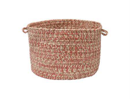 Colonial Mills Corsica Porcelain Rose Utility Basket