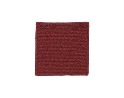 Colonial Mills Courtyard Sangria Chair Pad Set of 4