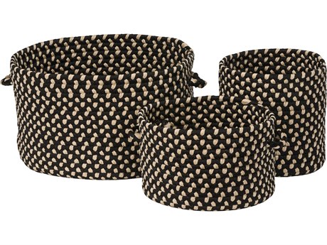 Colonial Mills Early Years Sandy Black Storage Bin Set of 3