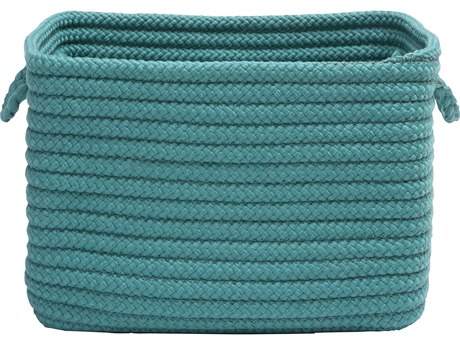 Colonial Mills Modern Farmhouse Blue Lagoon Storage Bin