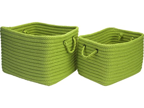 Colonial Mills Modern Farmhouse Apple Green Storage Bin