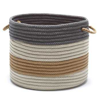 Colonial Mills Grove Saffron 19"x19"x15" Round Basket