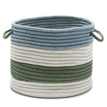 Colonial Mills Grove Marine Blue 19"x19"x15" Round Basket