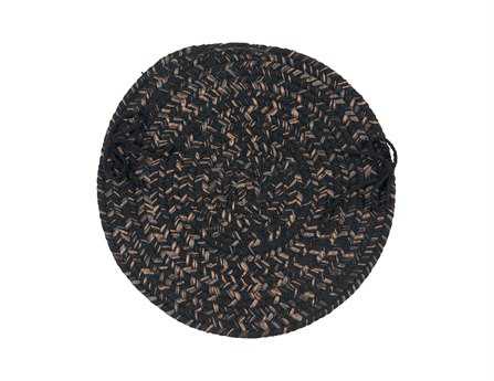 Colonial Mills Hayward Black Chair Pad Set of 4