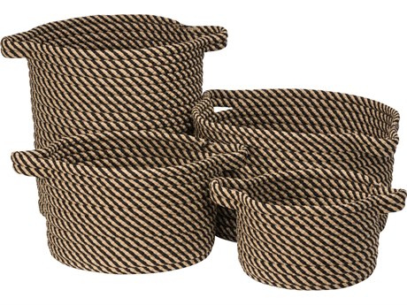 Colonial Mills Homestead Onyx Storage Bin Set of 4