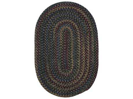 Colonial Mills Midnight Braided Area Rug