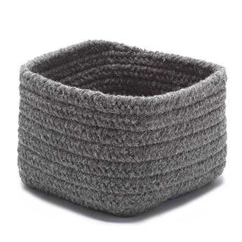 Colonial Mills Natural Shelf Storage Dark Gray 11"x11"x8" Square Basket