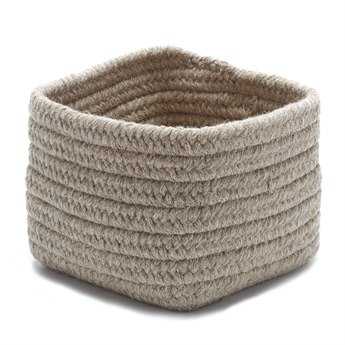Colonial Mills Natural Shelf Storage Light Beige 11"x11"x8" Square Basket