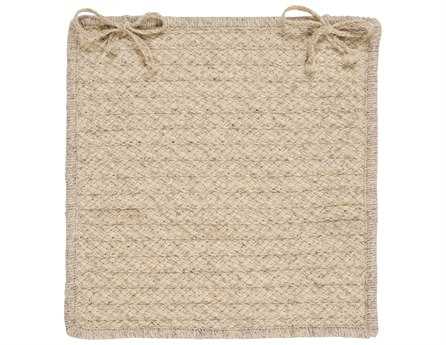 Colonial Mills Natural Wool Houndstooth Cream Chair Pad