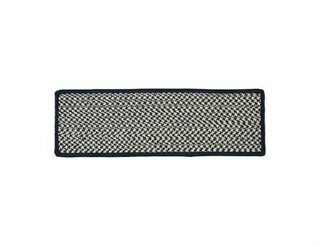 Colonial Mills Outdoor Houndstooth Tweed Navy Stair Tread