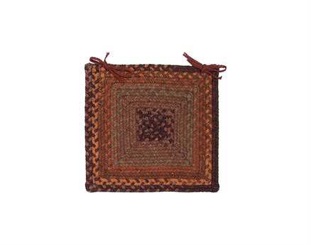 Colonial Mills Ridgevale Audubon Russet Chair Pad Set of 4