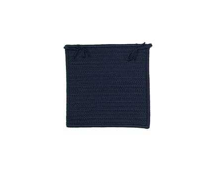 Colonial Mills Simply Home Solid Navy Chair Pad