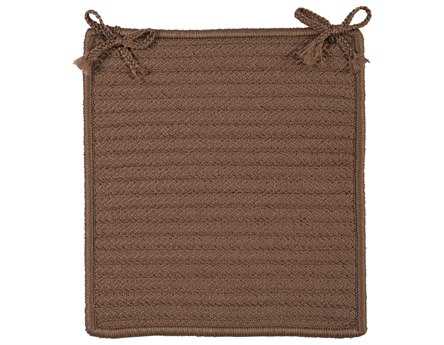Colonial Mills Simply Home Solid Cashew Chair Pad Set of 4