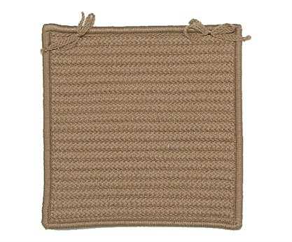 Colonial Mills Simply Home Solid Café Tostado Chair Pad Set of 4
