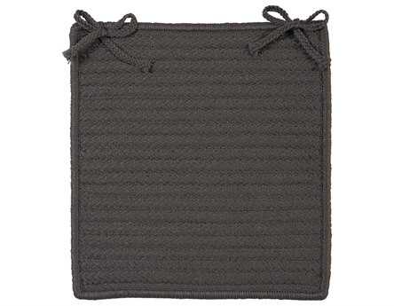 Colonial Mills Simply Home Solid Gray Chair Pad
