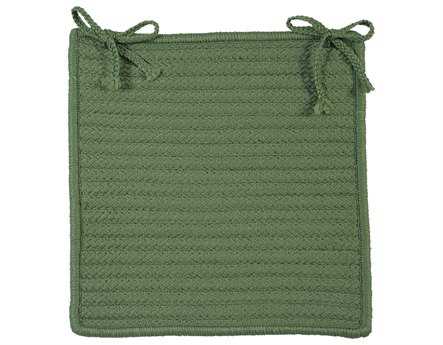 Colonial Mills Simply Home Solid Moss Green Chair Pad