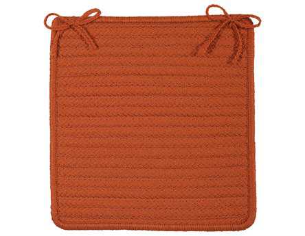 Colonial Mills Simply Home Solid Rust Chair Pad