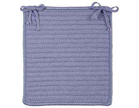 Colonial Mills Simply Home Solid Amethyst Chair Pad Set of 4