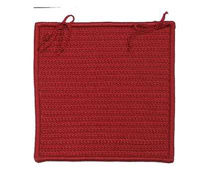 Colonial Mills Simply Home Solid Sangria Chair Pad