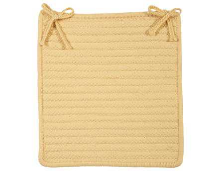 Colonial Mills Simply Home Solid Pale Banana Chair Pad