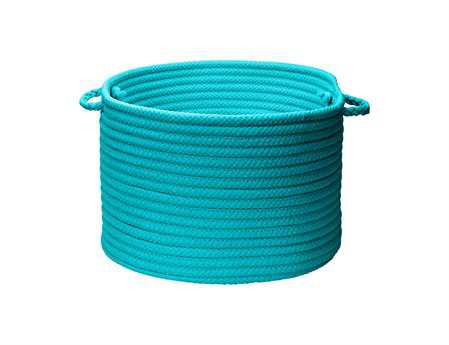 Colonial Mills Simply Home Solid Turquoise Utility Basket