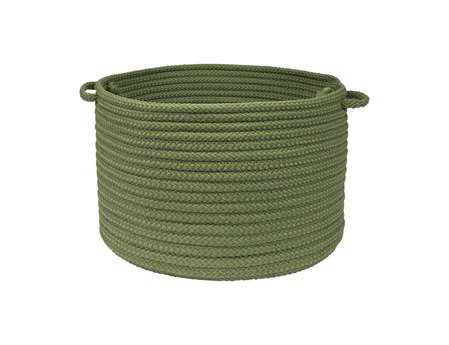 Colonial Mills Simply Home Solid Moss Green Utility Basket