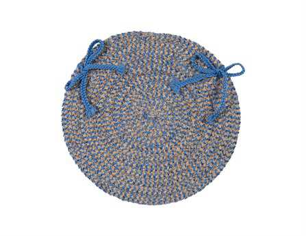 Colonial Mills Softex Blue Ice Check Chair Pad