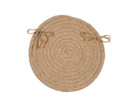 Colonial Mills Softex Buff Check Chair Pad Set of 4