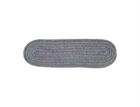 Colonial Mills Softex Blue Ice Check Stair Tread (Set of 13)
