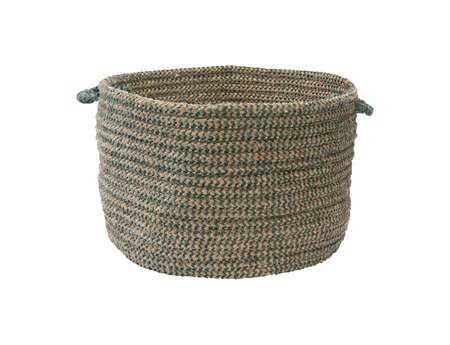 Colonial Mills Softex Myrtle Green Check Utility Basket