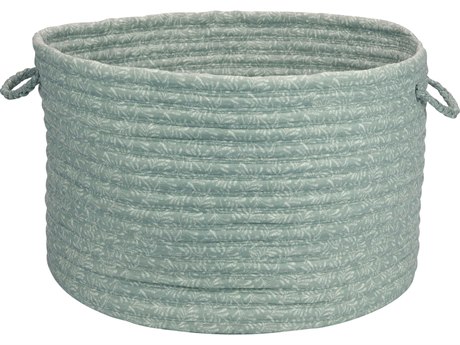 Colonial Mills Solid Fabric Seafoam Storage Bin