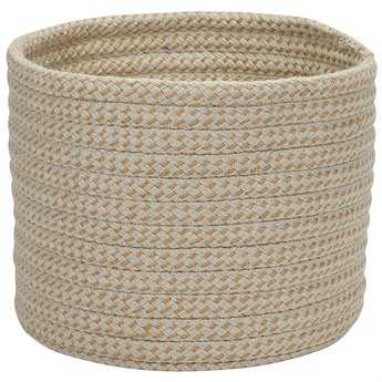 Colonial Mills Sunbrella Sandstorm Wheat Round Basket
