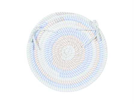 Colonial Mills Ticking Stripe Starlight Chair Pad Set of 4