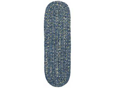 Colonial Mills West Bay Blue Tweed Stair Tread (Set of 13)