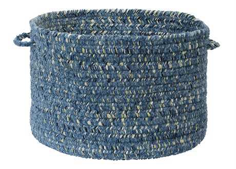 Colonial Mills West Bay Blue Tweed Utility Basket