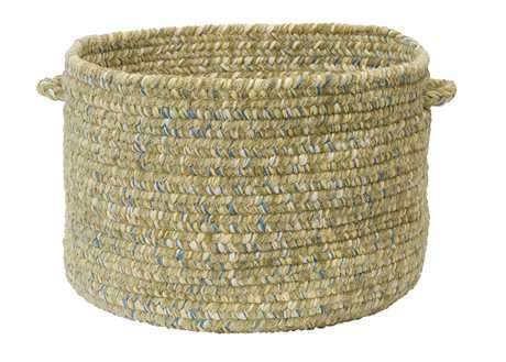 Colonial Mills West Bay Celery Tweed Utility Basket