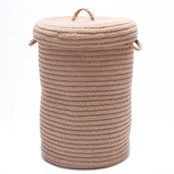 Colonial Mills Wool Blend Evergold 16"x16"x24" Round Hamper