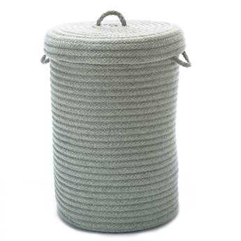 Colonial Mills Wool Blend Moss Green 16"x16"x24" Round Hamper