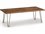 Copeland Furniture Essentials 48''L x 24''W Rectangular Coffee Table with Wood Legs  CF8ESW482416