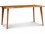 Copeland Furniture Essentials 60''L x 36''W Rectangular Dining Table with Metal Legs  CF8ESS603629