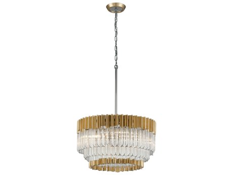Corbett Lighting Charisma Gold Crystal Tiered Pendant