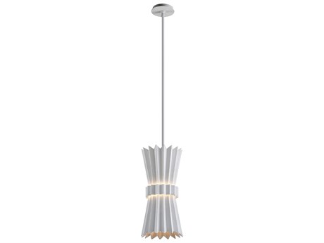 Corbett Lighting Moxy 1-Light Gesso White Mini Pendant