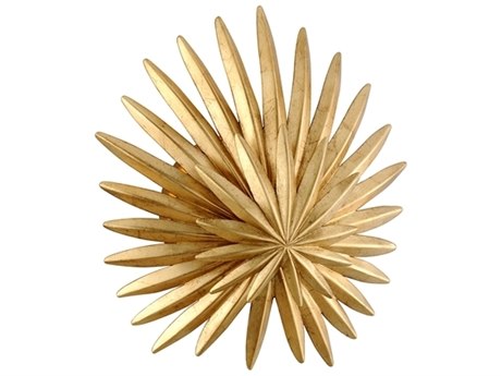 Corbett Lighting Savvy 1-Light Vintage Gold Leaf Wall Sconce